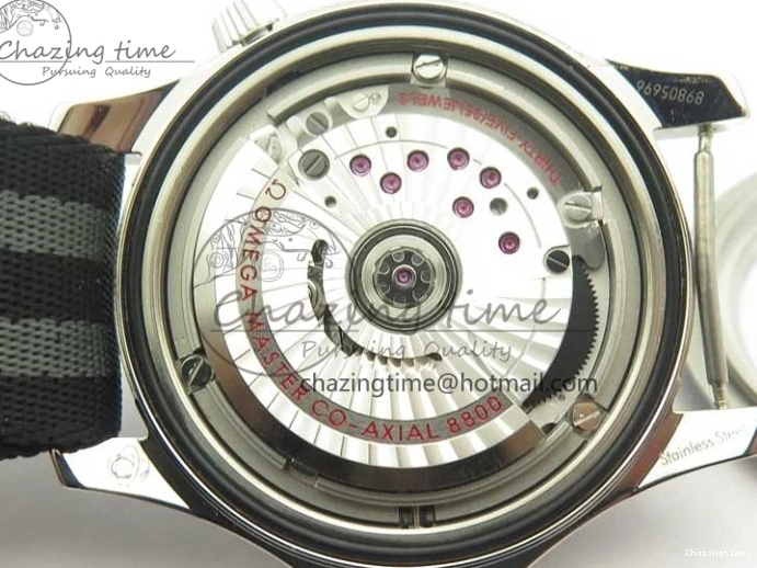 0113 2018 Seamaster Diver 300M VSF Best Edition Black Ceramic Dial on Black Gray Nato Strap A Unique 8057